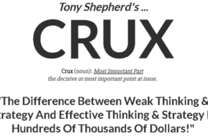 Tony Shepherd – CRUX Blueprint – Get My Brand-New Coaching Blueprint Download