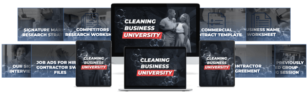 Anthony & Jhanilka Hartzog – Cleaning Business University Download