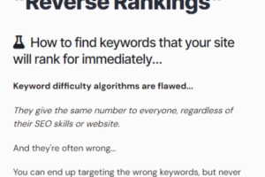 Jack Duncan – Reverse Keyword Rank Download