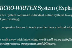 Taylin Simmonds – Micro-Writer System (AI Companion) Download