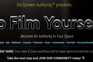 On-Screen Authority – Go Film Yourself Download
