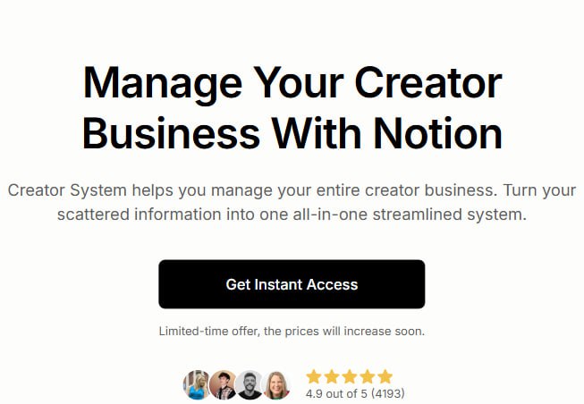 Modest Mitkus- The Notion Creator System Download