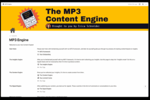 Erica Schneider – The MP3 Content Engine Download