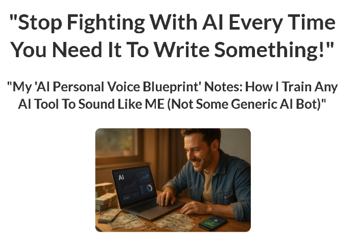 Tony Shepherd – AI Voice Blueprint Download