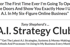 Tony Shepherd – A.I. Strategy Club Download
